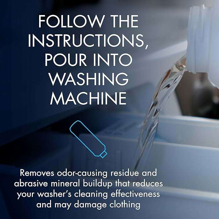 Glisten Washing Machine Cleaner, Helps Remove Odor, Buildup, and Limescale, Fresh Scent, Made in the USA, 12 Ounce Bottle - Image 3