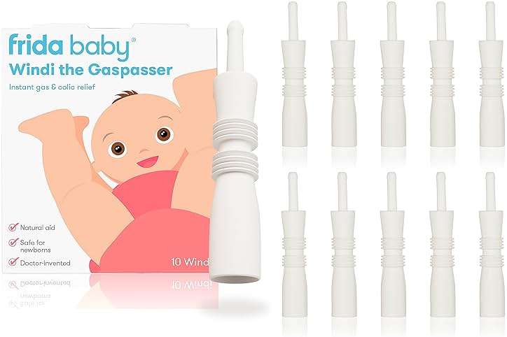 Frida Baby Windi Gas Passer, Baby Gas Relief, Made in USA, 100% Natural, Safe & Effective Instant Relief for Babies & Infants, 10ct - Image 1