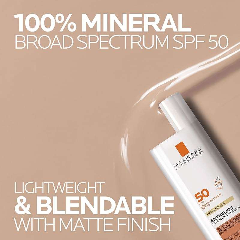 La Roche-Posay Anthelios Sunscreen SPF 40, Ultra-Light Fluid Broad Spectrum SPF 40, Face Sunscreen with Titanium Dioxide Mineral, Lightweight & Fast-Absorbing, Oil-Free, Matte Finish - Image 5