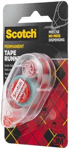 Scotch Double Sided Tape Runner, 0.27 in x 26 ft., Perfect for Holiday Crafts, Gifts, and DIY, 1-Pack - Image 2