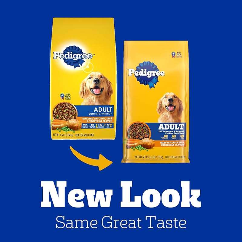 Pedigree Adult Dry Dog Food, Complete Nutrition, Roasted Chicken & Vegetable Flavor, 3.5 lb. Bag - Image 2