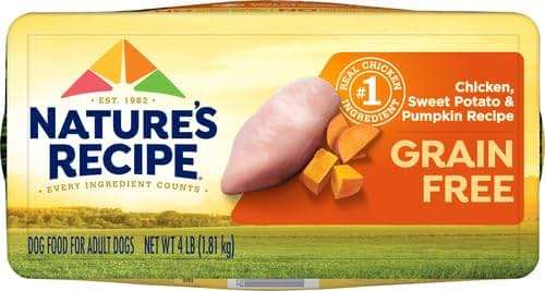 Nature's Recipe Grain Free Chicken, Sweet Potato & Pumpkin Recipe Dry Dog Food, 4 lb. Bag - Image 11