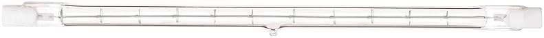 Satco S4199 1000 Watt 15000 Lumens T3 Halogen Double Ended R7S Base 240 Volt Clear 254mm Light Bulb, Dimmable - Image 1