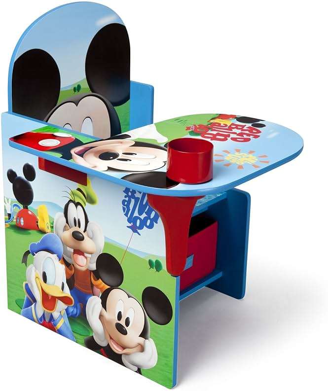 Delta Children Chair Desk With Storage Bin, Disney Mickey Mouse - Image 5