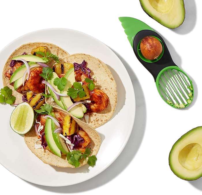 OXO Good Grips 3-in-1 Avocado Slicer - Green - Image 11