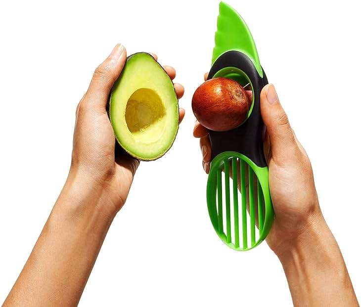 OXO Good Grips 3-in-1 Avocado Slicer - Green - Image 13