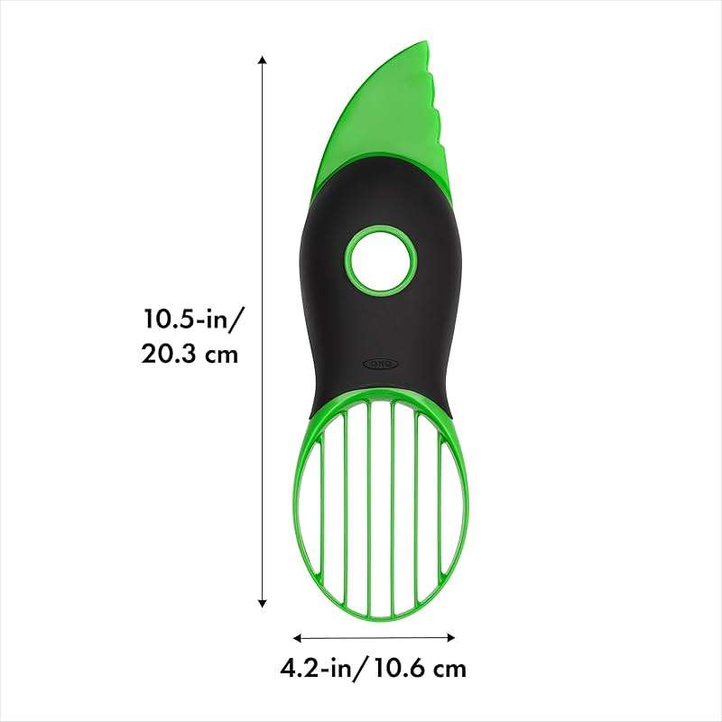 OXO Good Grips 3-in-1 Avocado Slicer - Green - Image 3