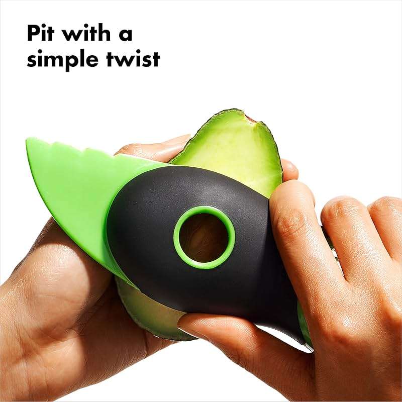 OXO Good Grips 3-in-1 Avocado Slicer - Green - Image 6