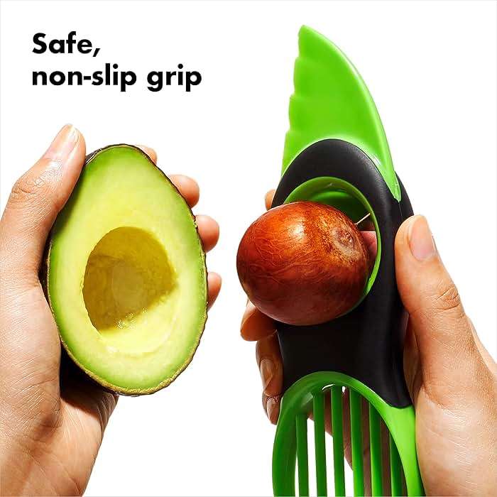 OXO Good Grips 3-in-1 Avocado Slicer - Green - Image 7