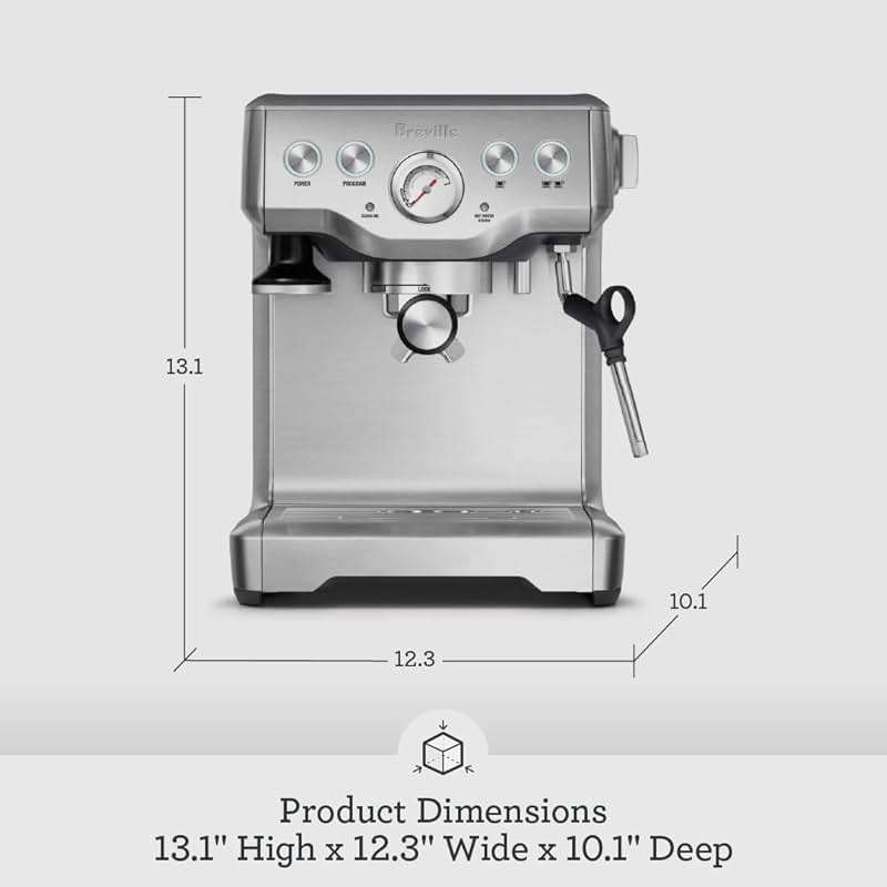 Breville Infuser Espresso Machine BES840XL, Brushed Stainless Steel - Image 2