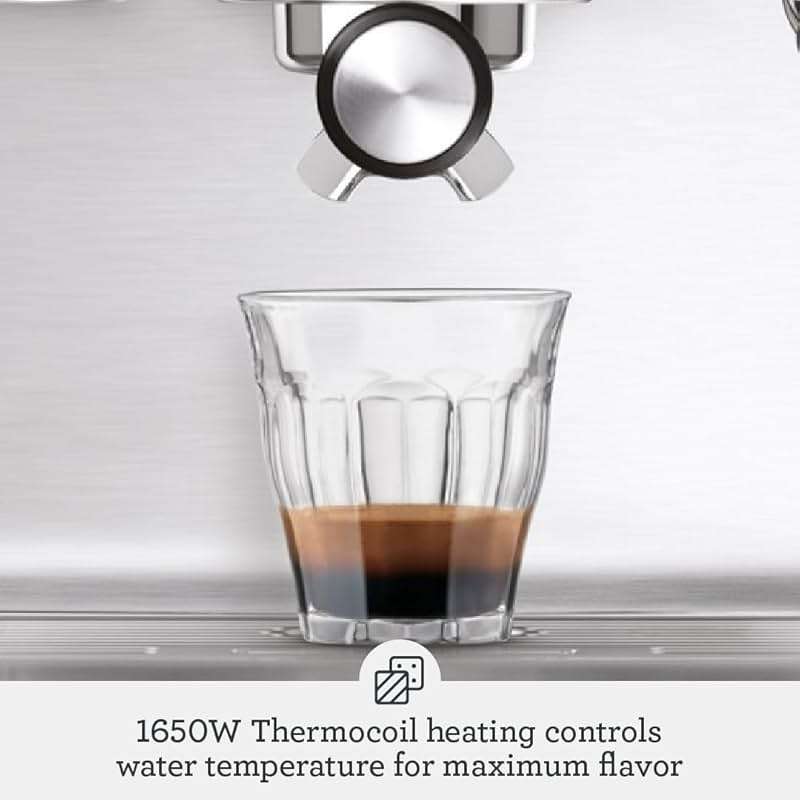 Breville Infuser Espresso Machine BES840XL, Brushed Stainless Steel - Image 5