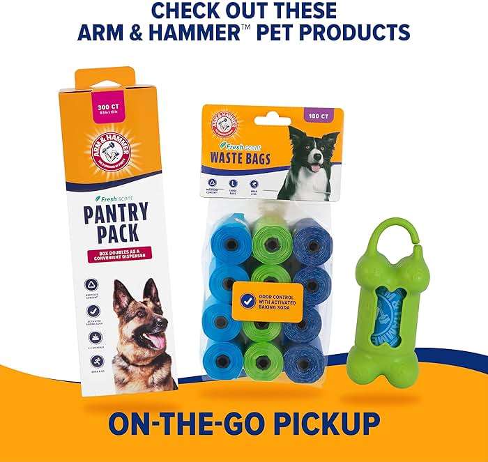 Arm & Hammer Dog Pooper Scooper Swivel Bin & Rake, Poop Scoop for Dogs, Black (2 Heavy Duty Scented Waste Bags Included) - Image 7