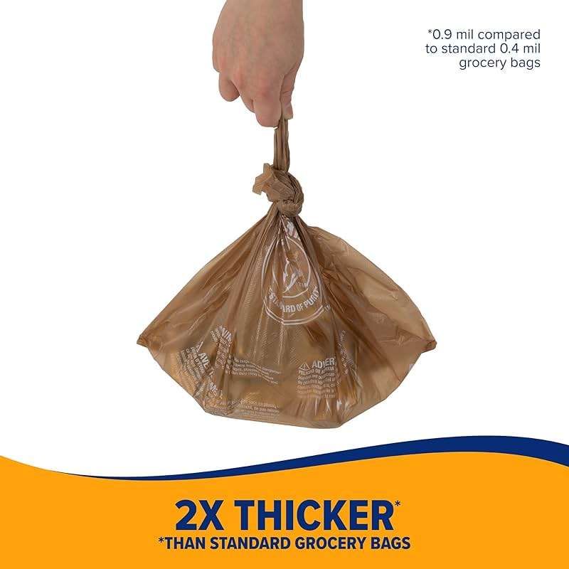 Arm & Hammer Heavy Duty Pet Waste Bags for Swivel Bin & Rake Dog Pooper Scooper, 20 Count Refill Bags (Packaging May Vary) - Image 6