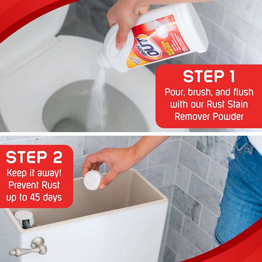 Iron OUT Automatic Toilet Bowl Cleaner Tablets, Helps Remove and Prevent Rust Stains with Every Flush, Lasts up to 45 Days, Made in the USA, 6 Tablets - Image 4