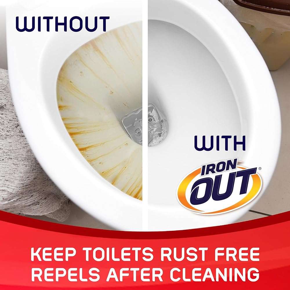 Iron OUT Automatic Toilet Bowl Cleaner Tablets, Helps Remove and Prevent Rust Stains with Every Flush, Lasts up to 45 Days, Made in the USA, 6 Tablets - Image 5