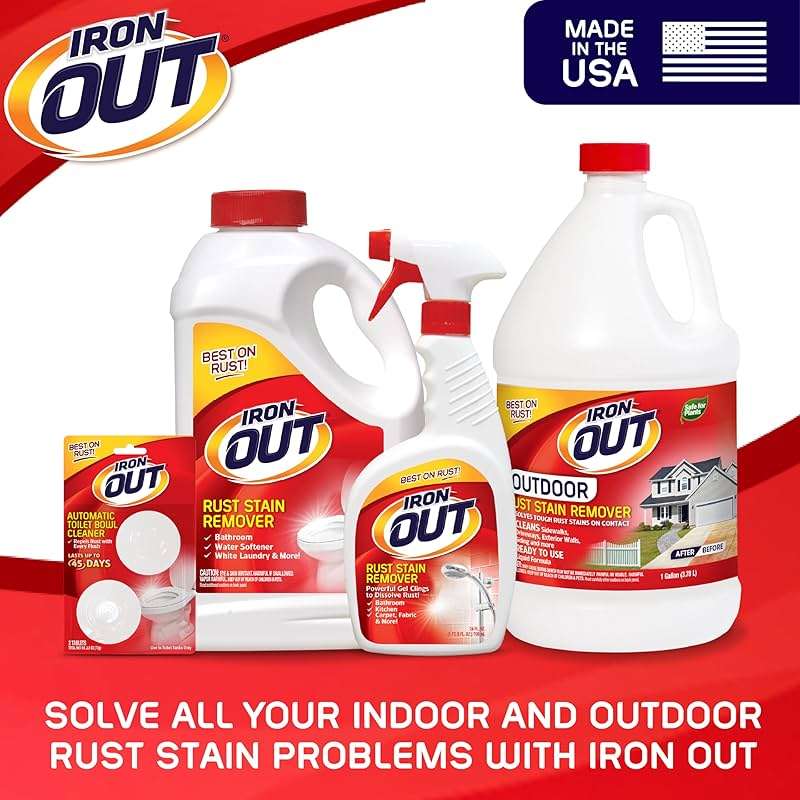 Iron OUT Automatic Toilet Bowl Cleaner Tablets, Helps Remove and Prevent Rust Stains with Every Flush, Lasts up to 45 Days, Made in the USA, 6 Tablets - Image 7