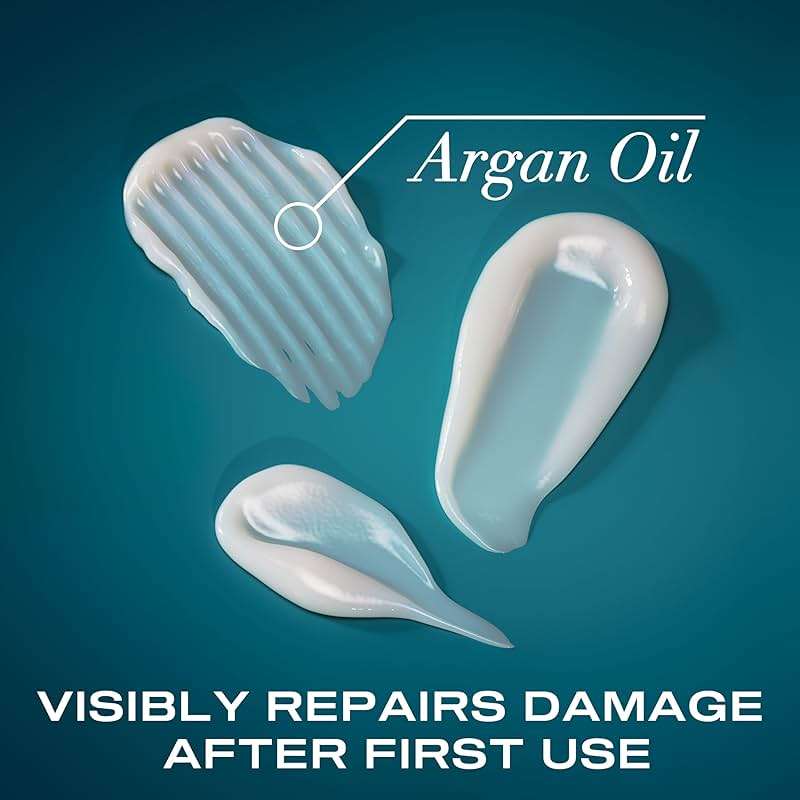 OGX Renewing + Argan Oil of Morocco Conditioner, Repair Conditioner & Argan Oil Helps Strengthen & Repair Dry, Damaged Hair, Paraben-Free, Sulfate-Free Surfactants, 25.4 fl. oz - Image 3