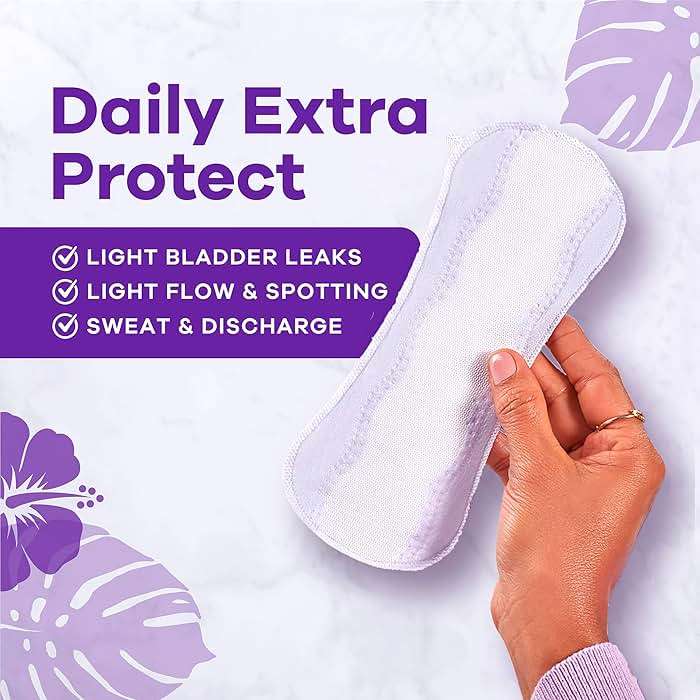Always Panty Liners for Women Anti-Bunch Xtra Protection Daily Liners, Long, Unscented, 108 Count - Image 4