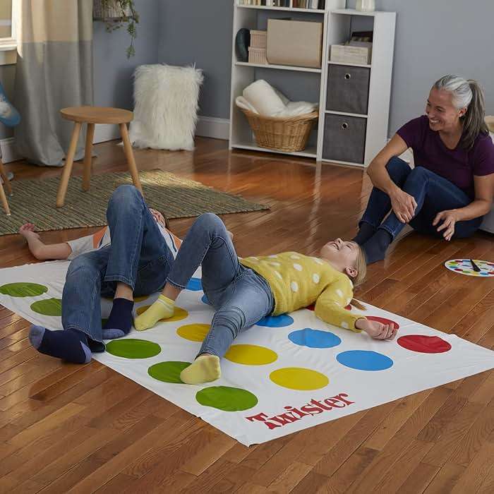 Hasbro Twister Party Classic Board Game for 2 or More Players,Indoor and Outdoor Game for Kids 6 and Up,Packaging May Vary - Image 2