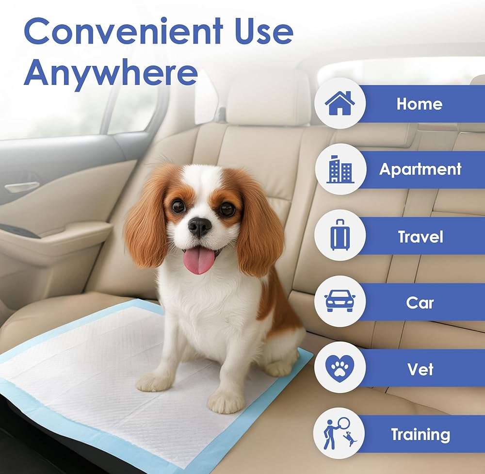 American Kennel Club Scented Puppy Training Pads with Ultra Absorbent Quick Dry Gel – 22 x 22 Pee Pads for Dogs - Fresh Scented - Pack of 100 - Image 7