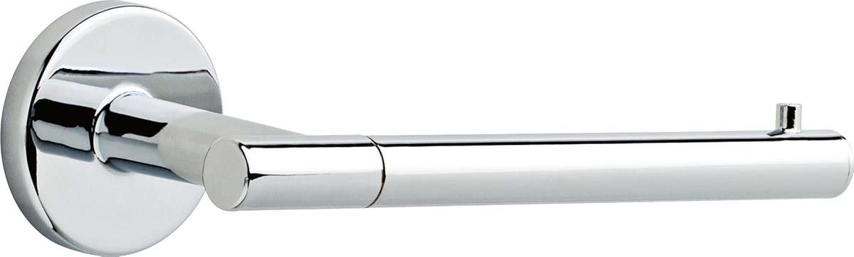 Delta Single Post Toilet Paper Holder | Polished Chrome | Wall Mount | Trinsic Bathroom Accessories - Image 1