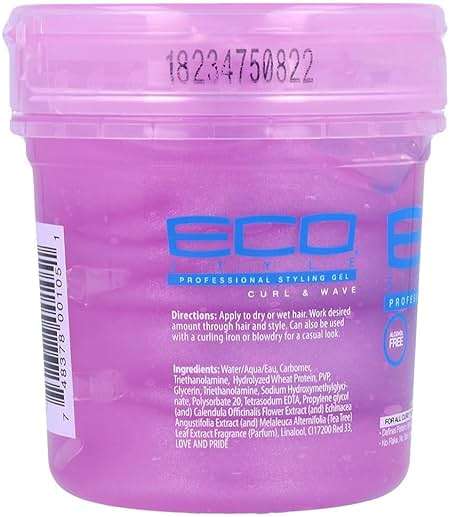 Ecoco Eco Style Hair Gel - Curl And Wave - Anti-Itch, Alcohol-Free Formula - Perfect Hold For Angled Or Tapered Sides - Ideal For Wavy Hair - No Flakes - Not Animal Tested - Moisturizes - 8 Oz - Image 3