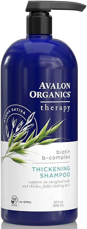 Avalon Organics Therapy Biotin B-Complex Thickening Shampoo, 32 oz - Image 1