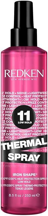 Redken Thermal Spray 11 Low Hold For All Hair Types - Provides a Smooth, Silky & Frizz-Free Blow-Dry Finish while Protecting Against Heat Damage - Product Image