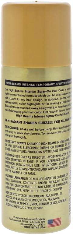 Salon Grafix High Beams Intense Temporary Spray - Blonde for Unisex - 2.7 oz Hair Color - Image 5
