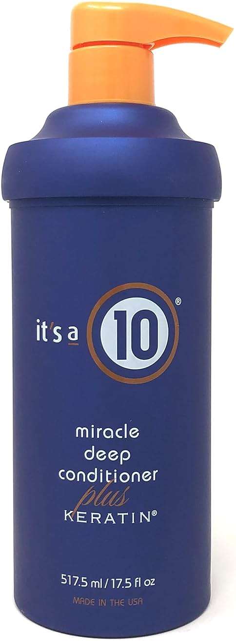 It's A 10 Miracle Deep Conditioner Plus Keratin for Unisex, 17.5 Ounce - Image 1