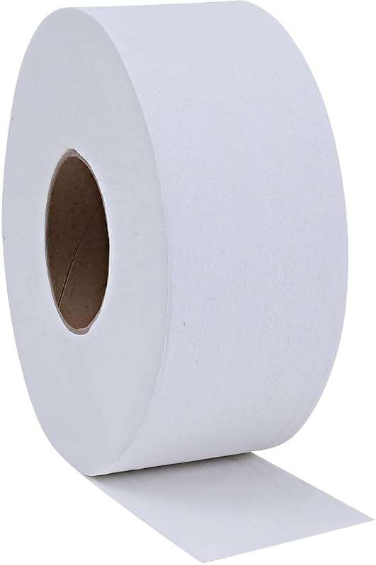 Genuine Joe - GJO2506008 Jumbo Dispenser Roll Bath Tissue (Pack of 8) - Image 2