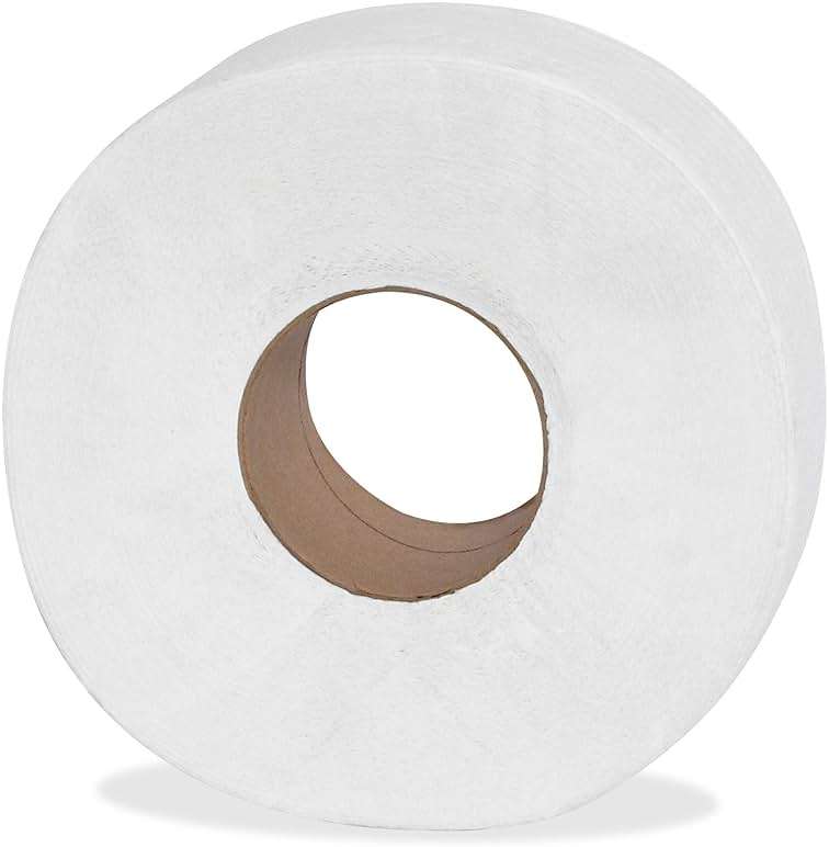 Genuine Joe - GJO2506008 Jumbo Dispenser Roll Bath Tissue (Pack of 8) - Image 3