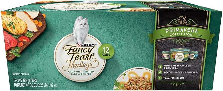 Purina Fancy Feast Wet Cat Food Variety Pack, Medleys Primavera Collection - (2 Packs of 12) 3 oz. Cans - Image 1