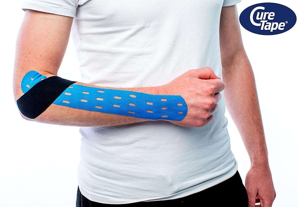 CureTape® Punch Blue | Perforated Kinesiology Tape | More Stretch & Ventilation| k Tape for Joint, Knee, Ankle & Shoulder Pain | Kinesiology Tape for Physical Therapy | Waterproof Medical Tape - Image 5