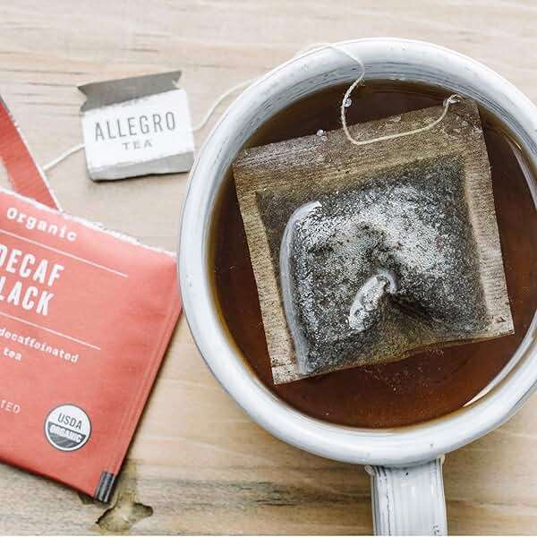 Allegro Tea, Organic Decaf Black Tea Bags, 20 ct - Image 5