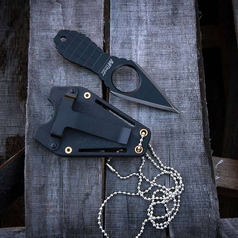 MTech USA Fixed Blade Knife, Full Tang, Nylon Fiber Sheath, Hunting, Camping, Survival, EDC, 588-20-27 Series - Image 5