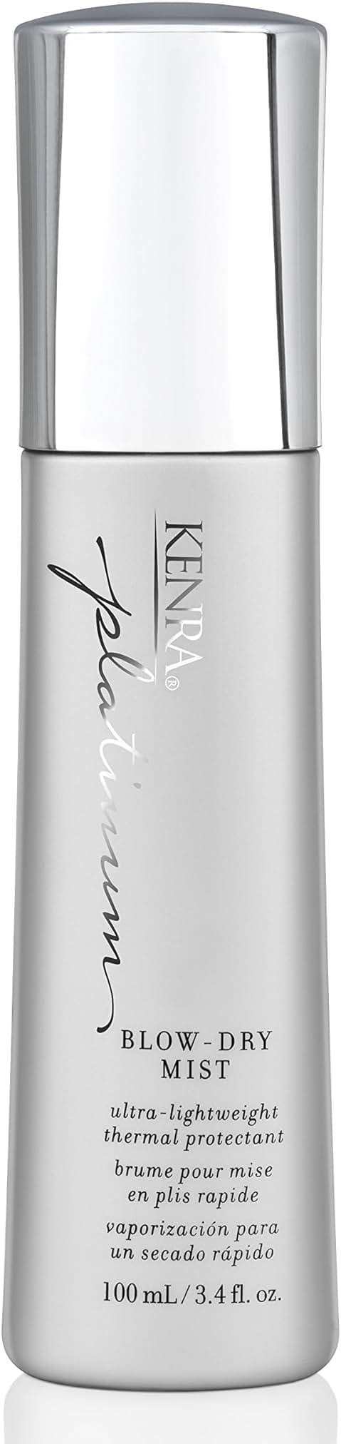 Kenra Platinum Blow-Dry Mist | Ultra-Lightweight Thermal Protectant | Detangles, Smooths, & Softens | Eliminates Frizz & Resists Humidity | Fine To Medium Hair - Image 1
