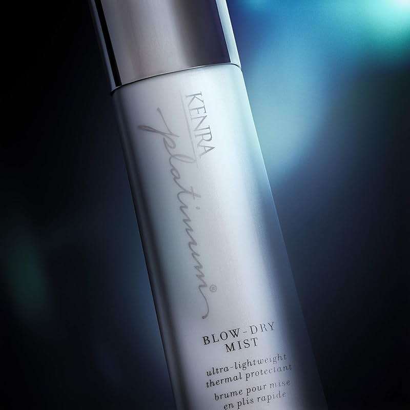 Kenra Platinum Blow-Dry Mist | Ultra-Lightweight Thermal Protectant | Detangles, Smooths, & Softens | Eliminates Frizz & Resists Humidity | Fine To Medium Hair - Image 5