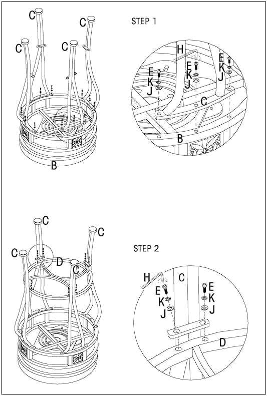 Powell Big and Tall Back Scroll Stool, Counter Height, Dark Bronze/Brown - Image 19