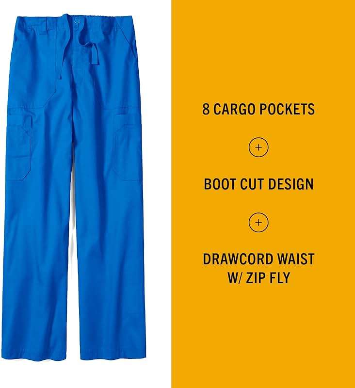 Carhartt Scrubs C54108 Men's Classic Fit Ripstop Boot Cut 8-Pocket Cargo Pant - Image 2