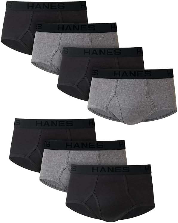 Hanes Men's Underwear Briefs Ultimate Comfortsoft Moisture-Wicking Tagless Cooling Multipack - Image 1