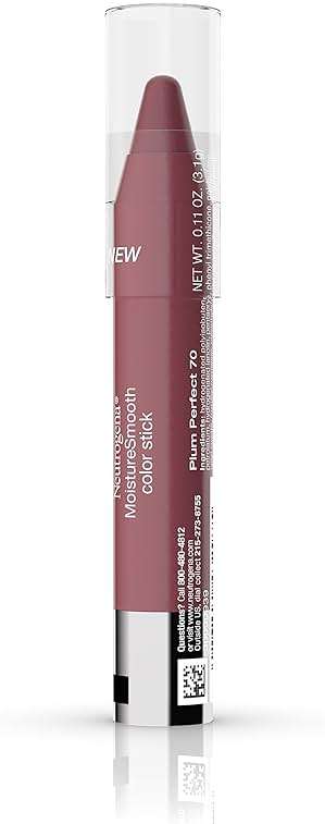 Neutrogena Moisturesmooth Color Lipstick, 70 Plum Perfect, .011 Oz. - Image 9