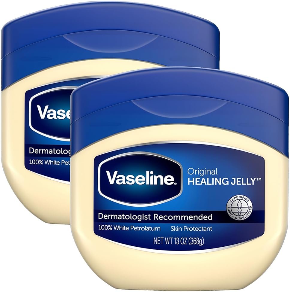 Vaseline Petroleum Jelly Value-Size 2-Pack + Mini Vaseline Lip Therapy Original with Vitamin E for Soft, Smooth Skin & Lips - Product Image