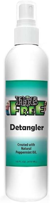 Nit Free Head Lice Detangling Spray (Peppermint - 16oz) - Image 1