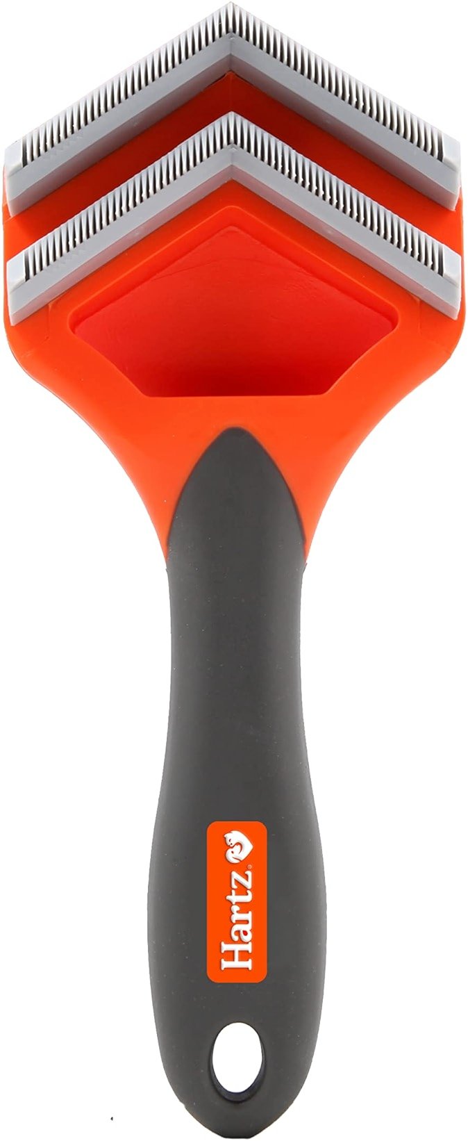 Hartz Groomer's Best Fur Fetcher De-Shedder Dog Brush,Black - Product Image