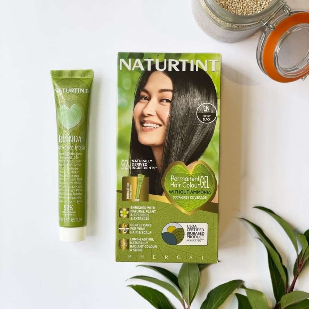 Naturtint 1N Ebony Black Hair Color, 5.07 FZ - Image 4