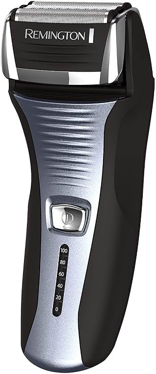 Remington F5 Power Series Foil Shaver, Electric Razor for Men, Cordless Rechargeable with Pop Up Trimmer, Pivot & FlexFoil Technology, Lightweight Handheld Design, Black - Product Image