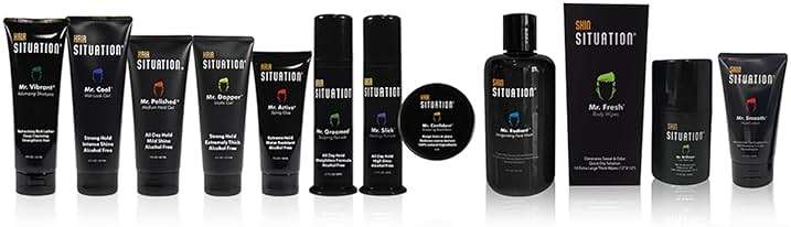 Hair Situation Mr. Cool Wet Look Strong Hold Hair Styling Hair Gel, High Shine, Anti-Humidity Shield, Anti-Frizz Fly Away, Alcohol-Free, No Flake Formula Made with Vitamins to Strengthen Hair, 8 Fl Oz - Image 8