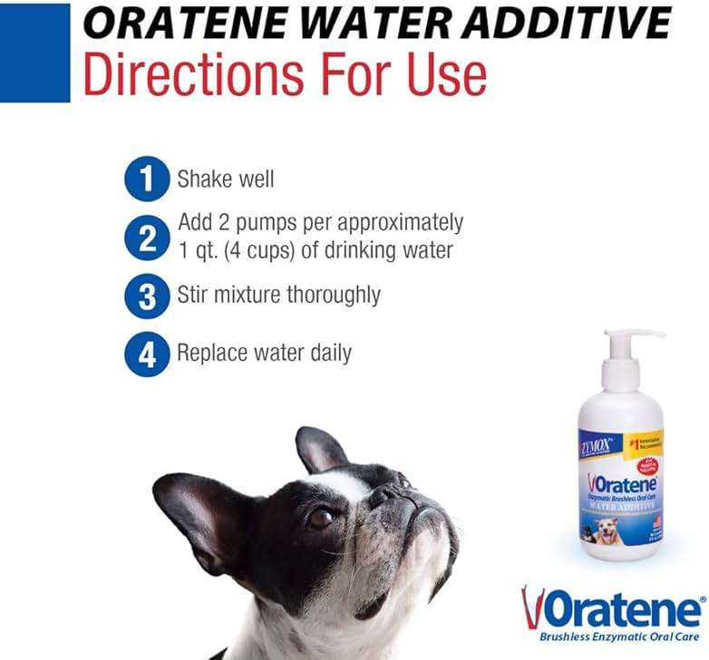 Pet King Brands ZYMOX Oratene Enzymatic Brushless Oral Care Water Additive, 8oz - Image 5