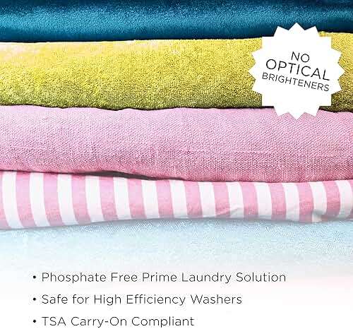 WashEZE 3 in 1 Laundry Detergent Pods, 10 Count, Unscented, Portable, TSA Compliant, Stain Fighter, Fabric Softener, Static Guard - Image 3